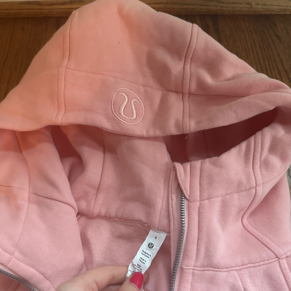 Pink Lululemon Scuba Full Zip NWOT